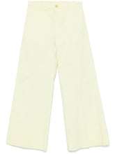 Forte Forte Wide-Leg Cotton Trousers Yellow