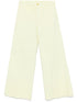 Forte Forte Wide-Leg Cotton Trousers Yellow