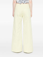 Forte Forte Wide-Leg Cotton Trousers Yellow