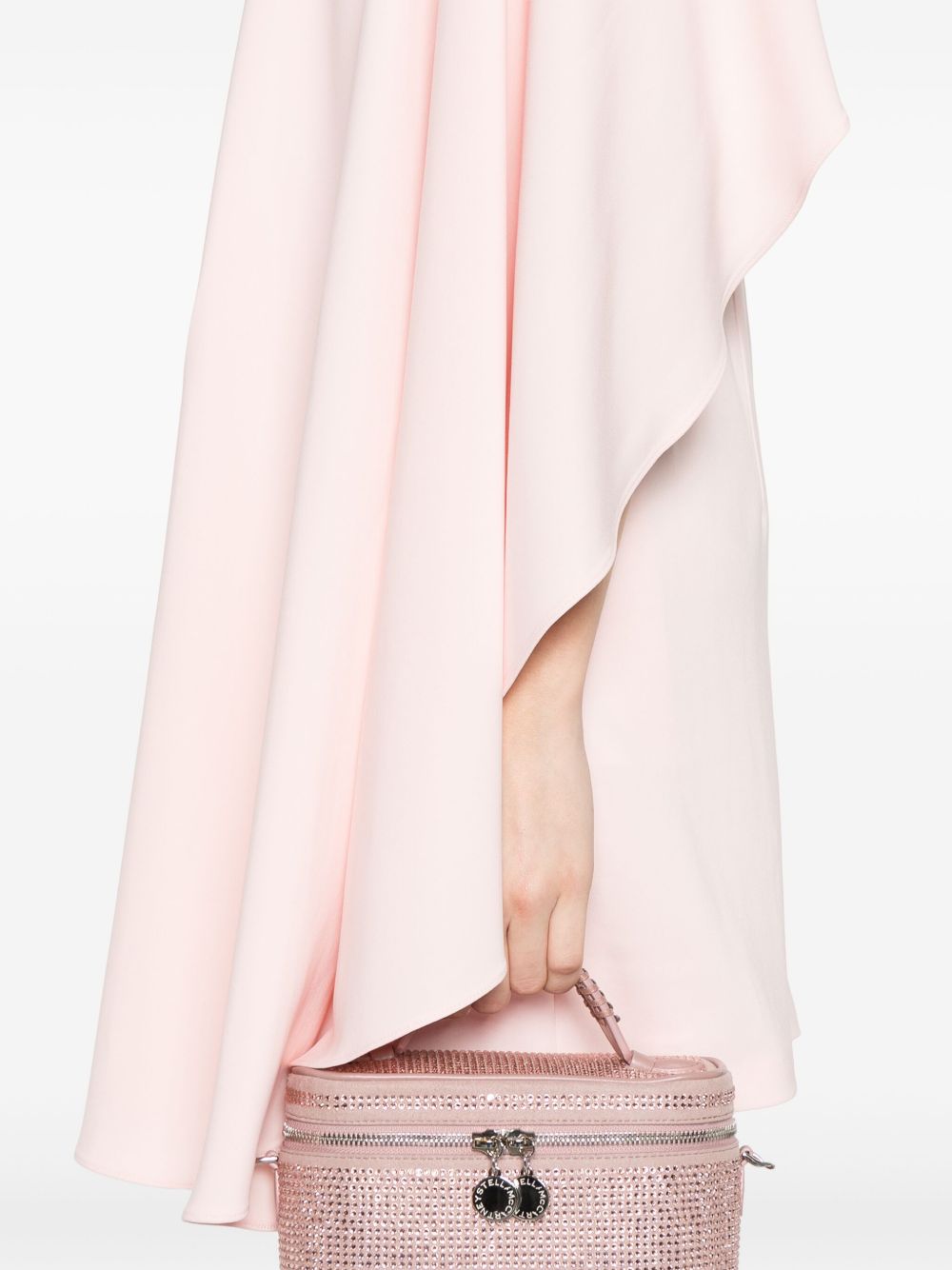 Stella McCartney One Sleeve Mini Dress Pink