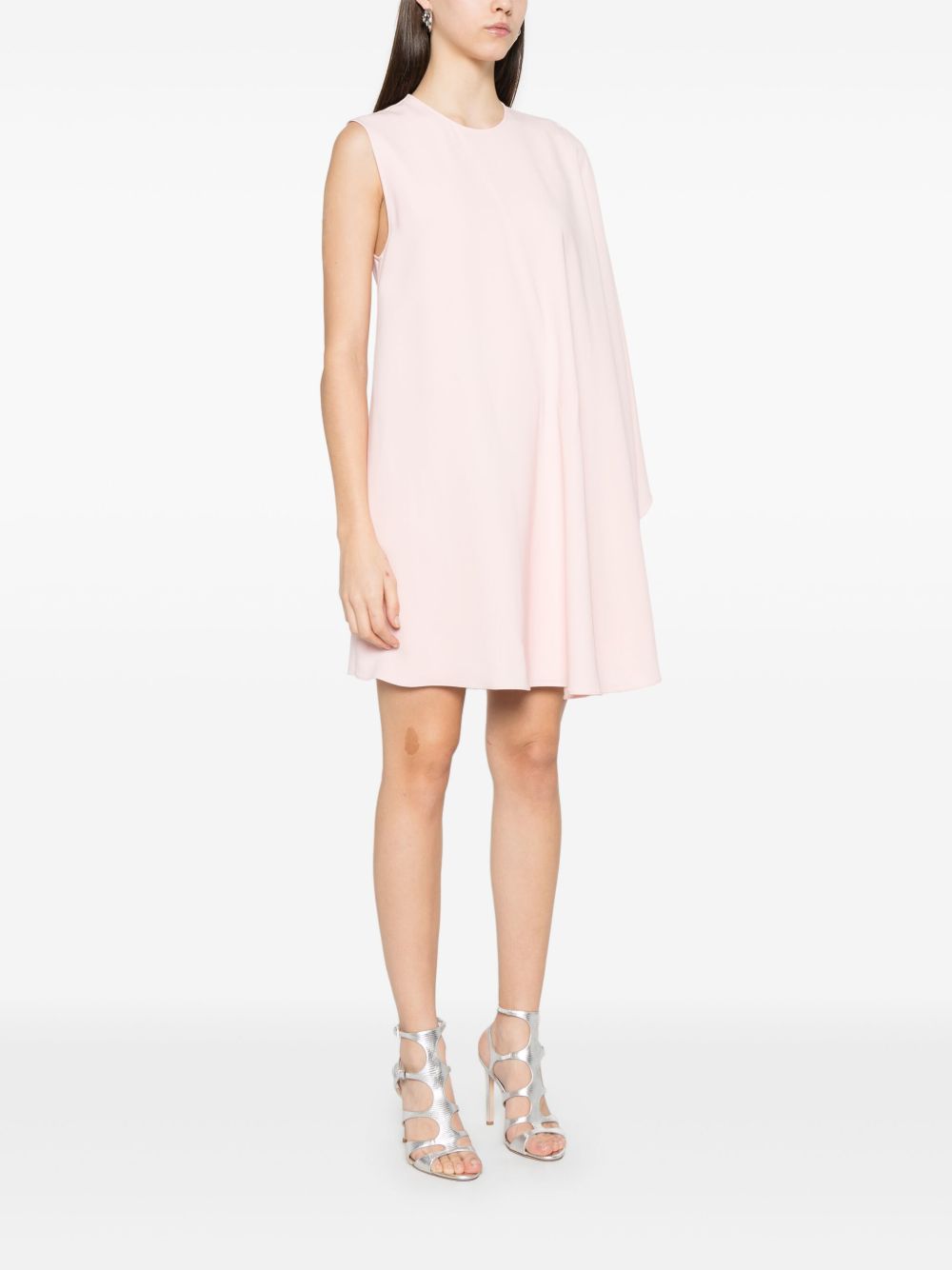 Stella McCartney One Sleeve Mini Dress Pink