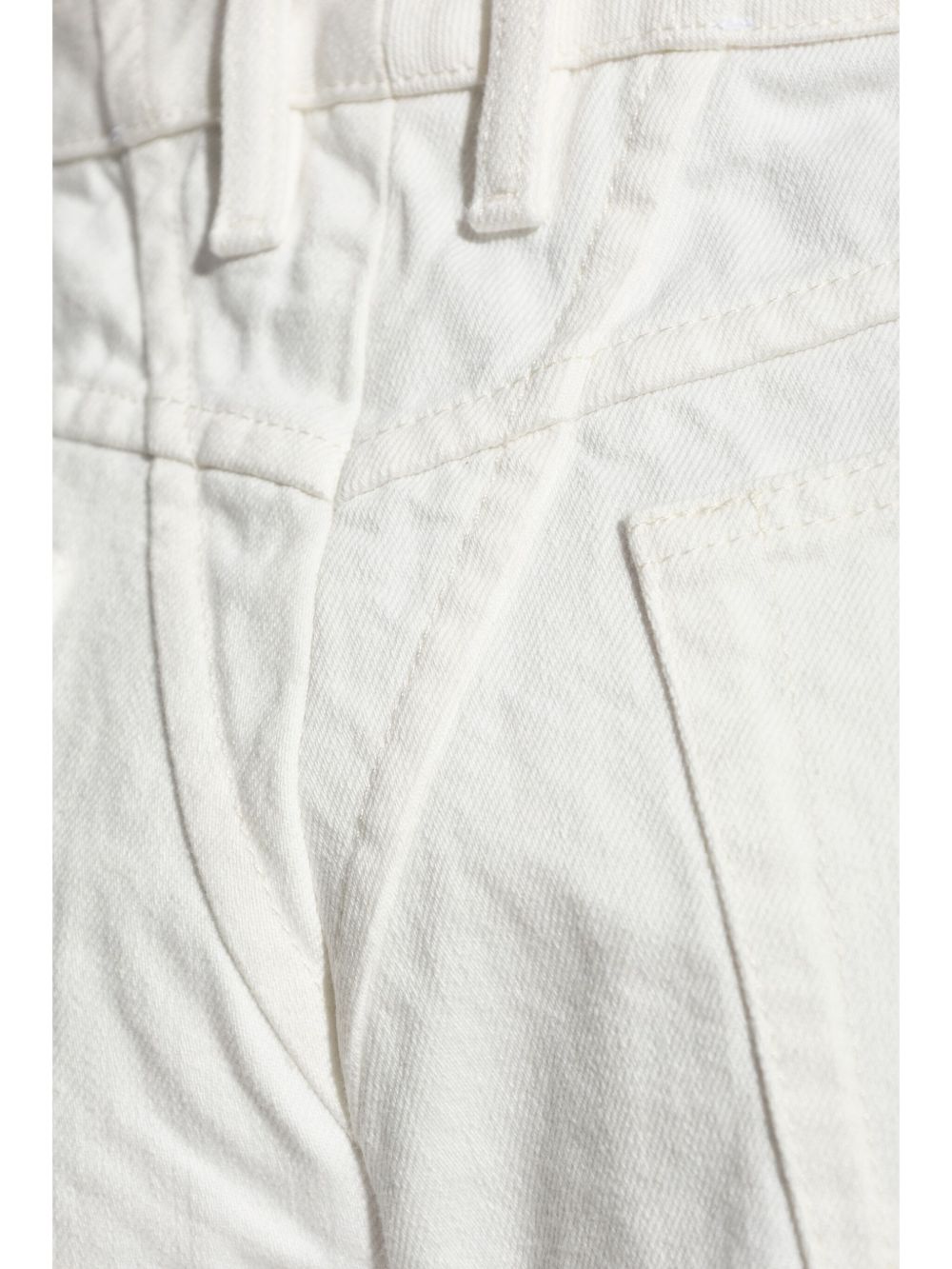 Jil Sander Straight-Leg Cotton Trousers White