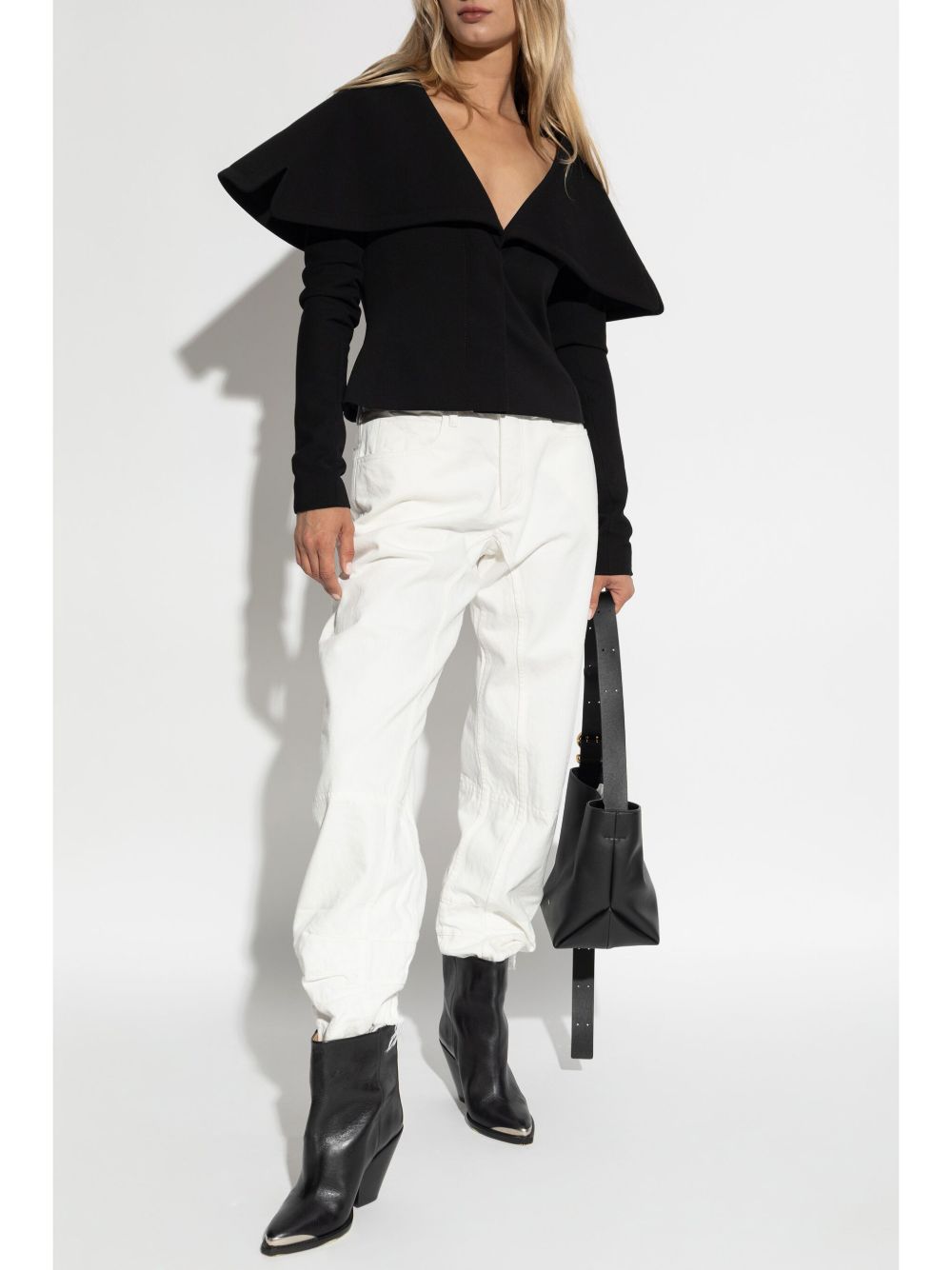Jil Sander Straight trousers White
