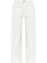 Jil Sander Straight trousers White