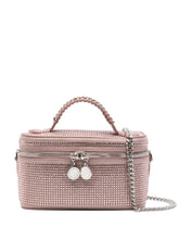 Stella McCartney Mini Faux Leather Vanity Bag in Powder