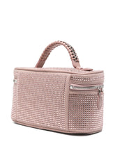 Stella McCartney Mini Faux Leather Vanity Bag in Powder