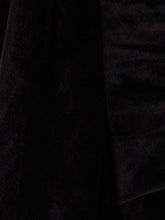 Balenciaga Long Asymmetrical One-Shoulder Velvet Maxi Dress Black