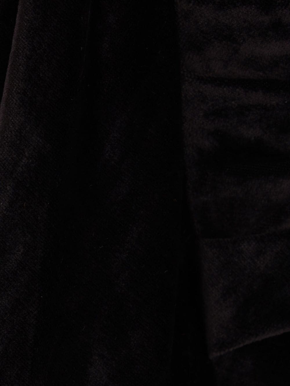 Balenciaga Long Asymmetrical One-Shoulder Velvet Maxi Dress Black