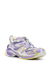 Balenciaga Runner 2.0 Distressed Mesh Sneakers Lilac