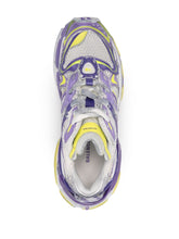 Balenciaga Runner 2.0 Distressed Mesh Sneakers Lilac