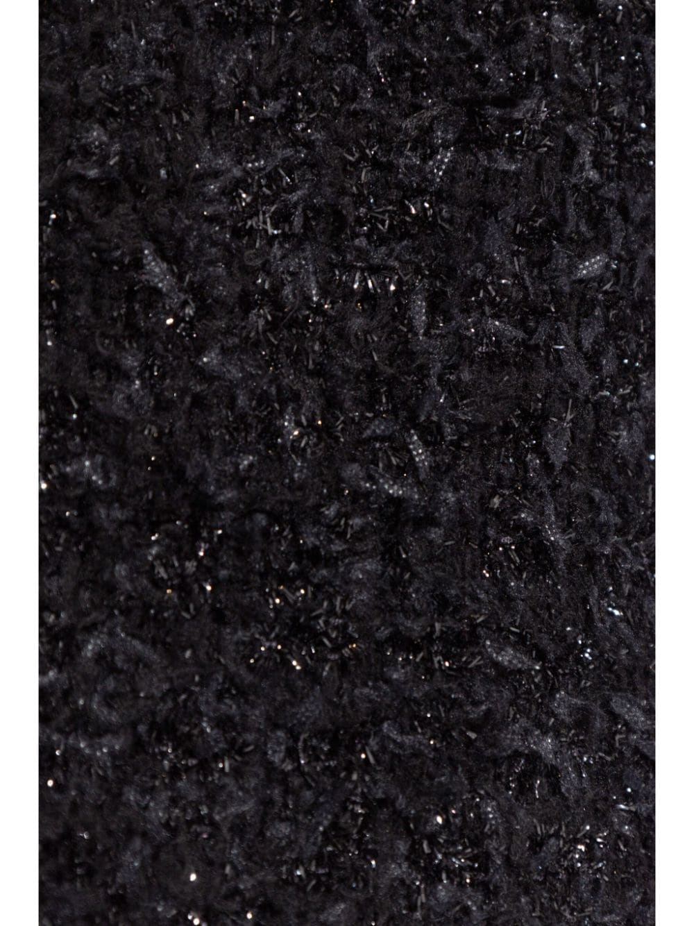 Balenciaga Tweed Midi Skirt Black