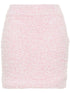 Balenciaga Tweed Bouclé Mini Skirt Pink