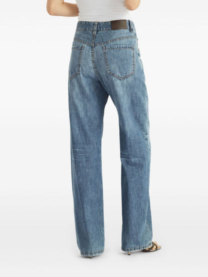 Brunello Cucinelli Denim Boyfriend Jeans Blue