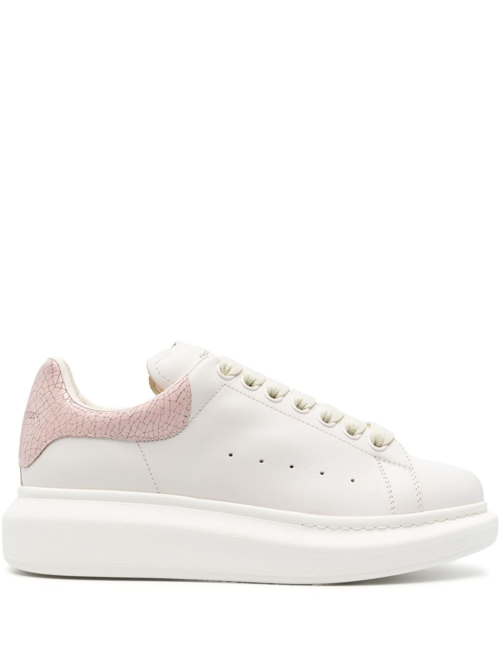 Alexander Mcqueen Oversized Leather Sneakers Powder