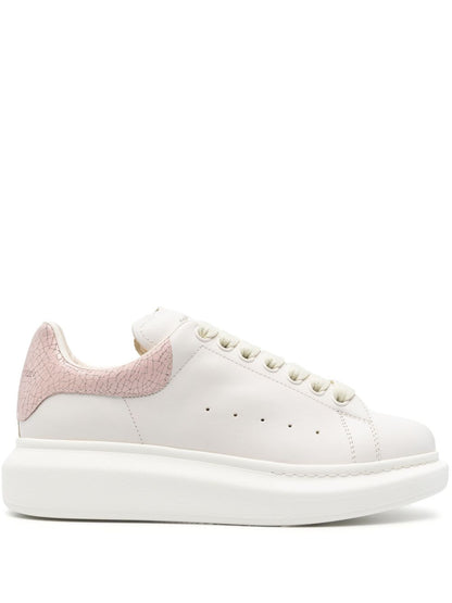 Alexander Mcqueen Oversized Leather Sneakers Powder