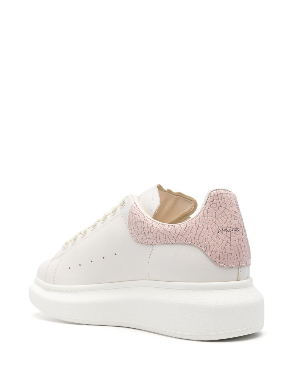 Alexander Mcqueen Oversized Leather Sneakers Powder