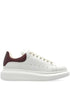 Alexander McQueen Oversized Leather Sneakers Bordeaux