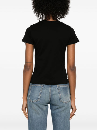 Alexander McQueen Embroidered Skull T-shirt Black