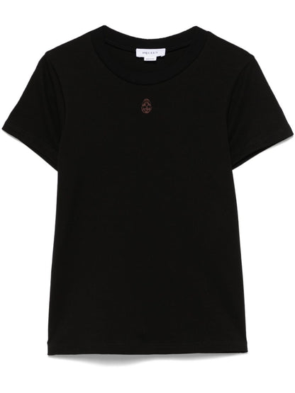 Alexander McQueen Embroidered Skull T-shirt Black