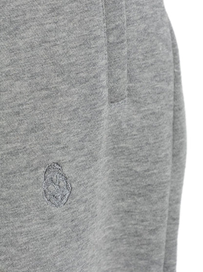 Alexander McQueen Embroidered Logo Sweatpants Grey