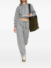Alexander McQueen Embroidered Logo Sweatpants Grey