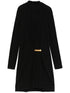 Tom Ford Short Draped V-Neck Mini Dress Black