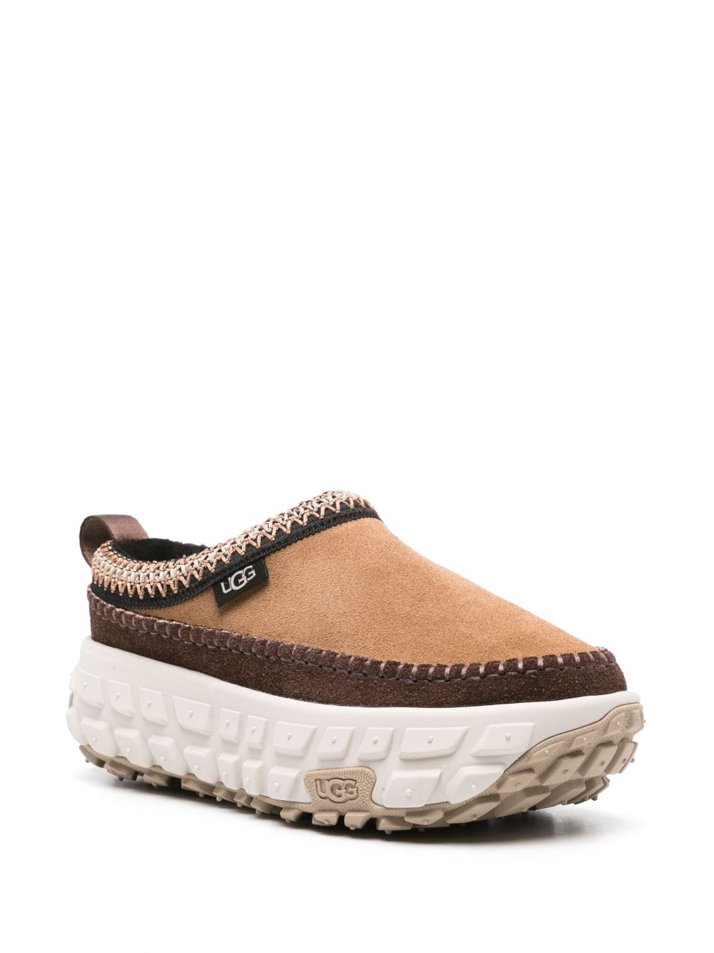 Ugg Australia Venture Daze Whipstitch Suede Platform Sneakers Brown