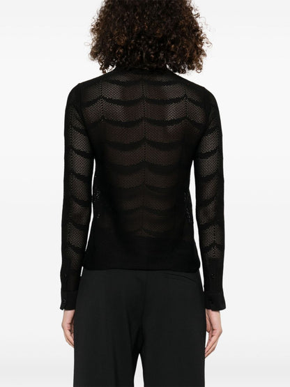 Tom Ford Cotton and Silk Classic Shirt Black