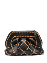 Themoiré Bamboo Tia clutch Bag Black