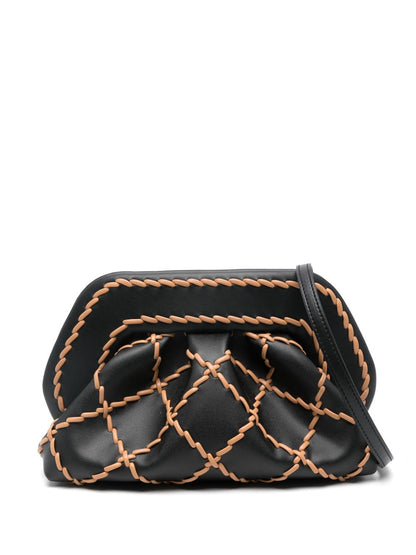 Themoiré Bamboo Tia clutch Bag Black