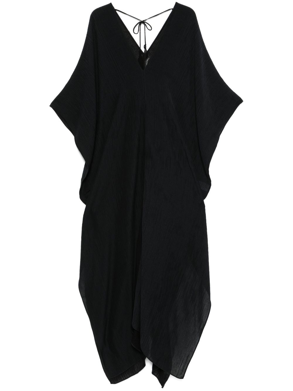 Taller Marmo Pre Rio Maggiore V-Back Kaftan Dress Black