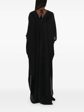 Taller Marmo Pre Rio Maggiore V-Back Kaftan Dress Black