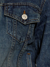Balenciaga Indigo Denim Fitted Jacket Blue