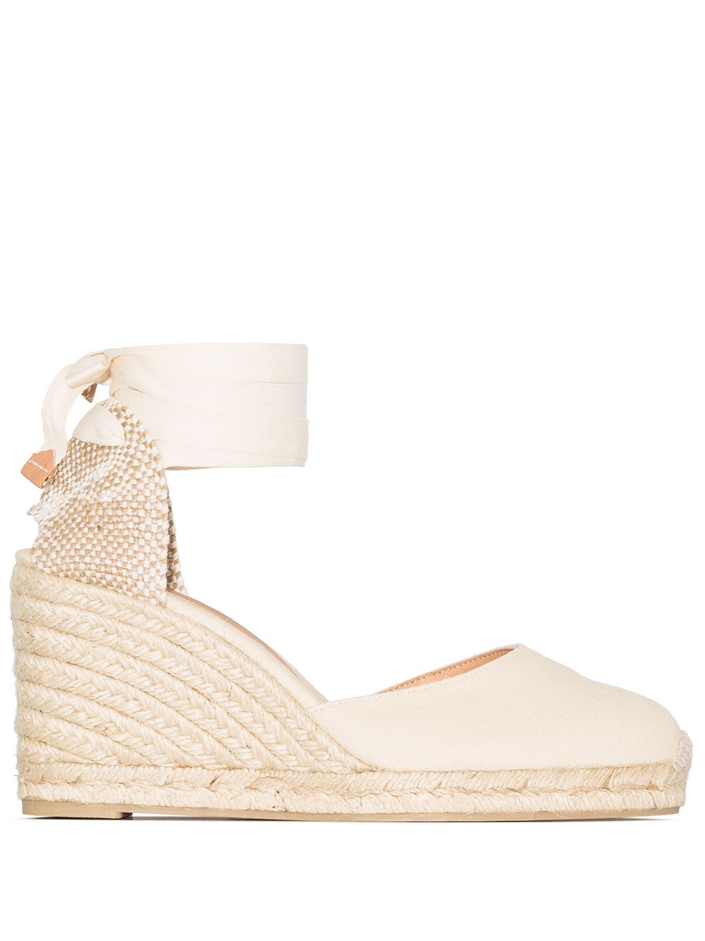 Castaner Carina Wedge Espadrilles Cream