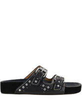 Isabel Marant Lennyo Studded Leather Sandals Black