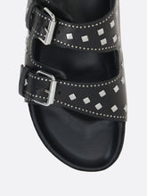Isabel Marant Lennyo Studded Leather Sandals Black
