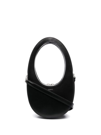 Coperni Swipe Mini Bag in Black Calf Leather