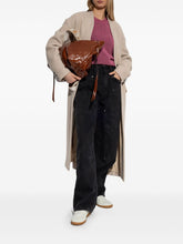 Isabel Marant Beth Touch-Strap Suede Sneakers White