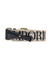 Emporio Armani Deer-Print MyEA Vertical Shopper Bag Black