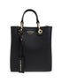 Emporio Armani Deer-Print MyEA Vertical Shopper Bag Black