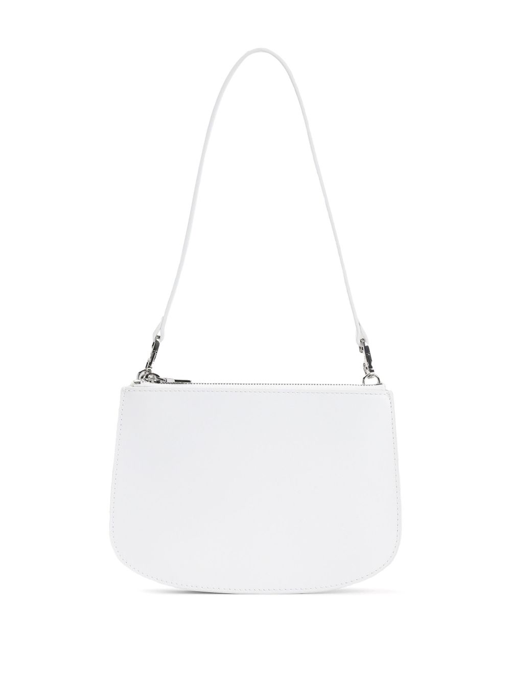 Diesel 1DR Twin Double-Pouch Calf Leather Shoulder Bag White