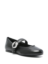 Coperni leather ballet flats BLACK
