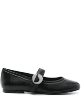 Coperni leather ballet flats BLACK