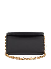 Valentino Garavani VLogo Signature Vain Small Leather Shoulder Bag Black