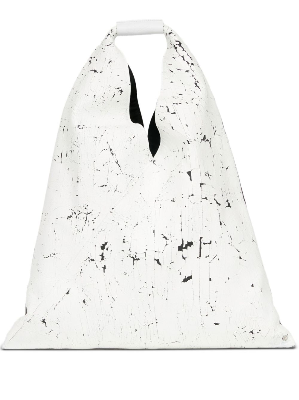 MM6 Maison Margiela Classic Japanese Leather Handbag White