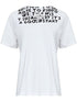 MM6 Maison Margiela V-Neck Printed Cotton T-Shirt White