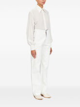 MM6 Maison Margiela Wax trousers White