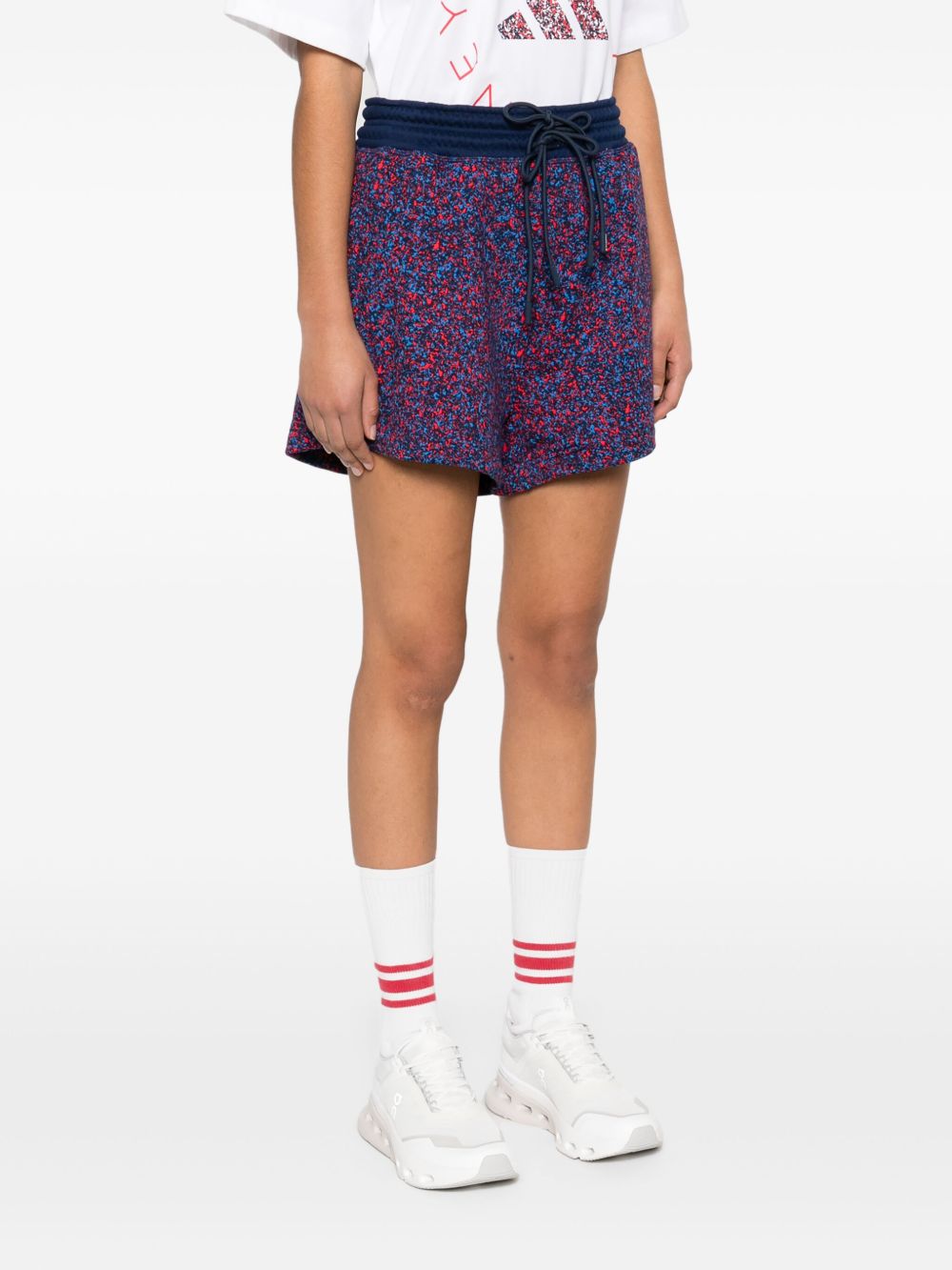 Adidas By Stella McCartney cotton shorts Purple