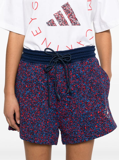Adidas By Stella McCartney cotton shorts Purple