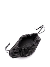 Jil Sander Leather Curve Medium Tote Bag Black